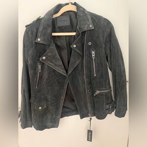 BLANKNYC Suede Moto Jacket